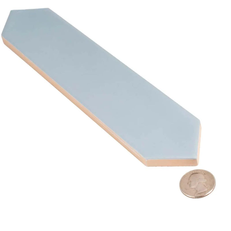 Stone Blue 2x10 Matte Picket Ceramic Tile (44 pack, 5.38 sq ft/case) by Apollo Tile
