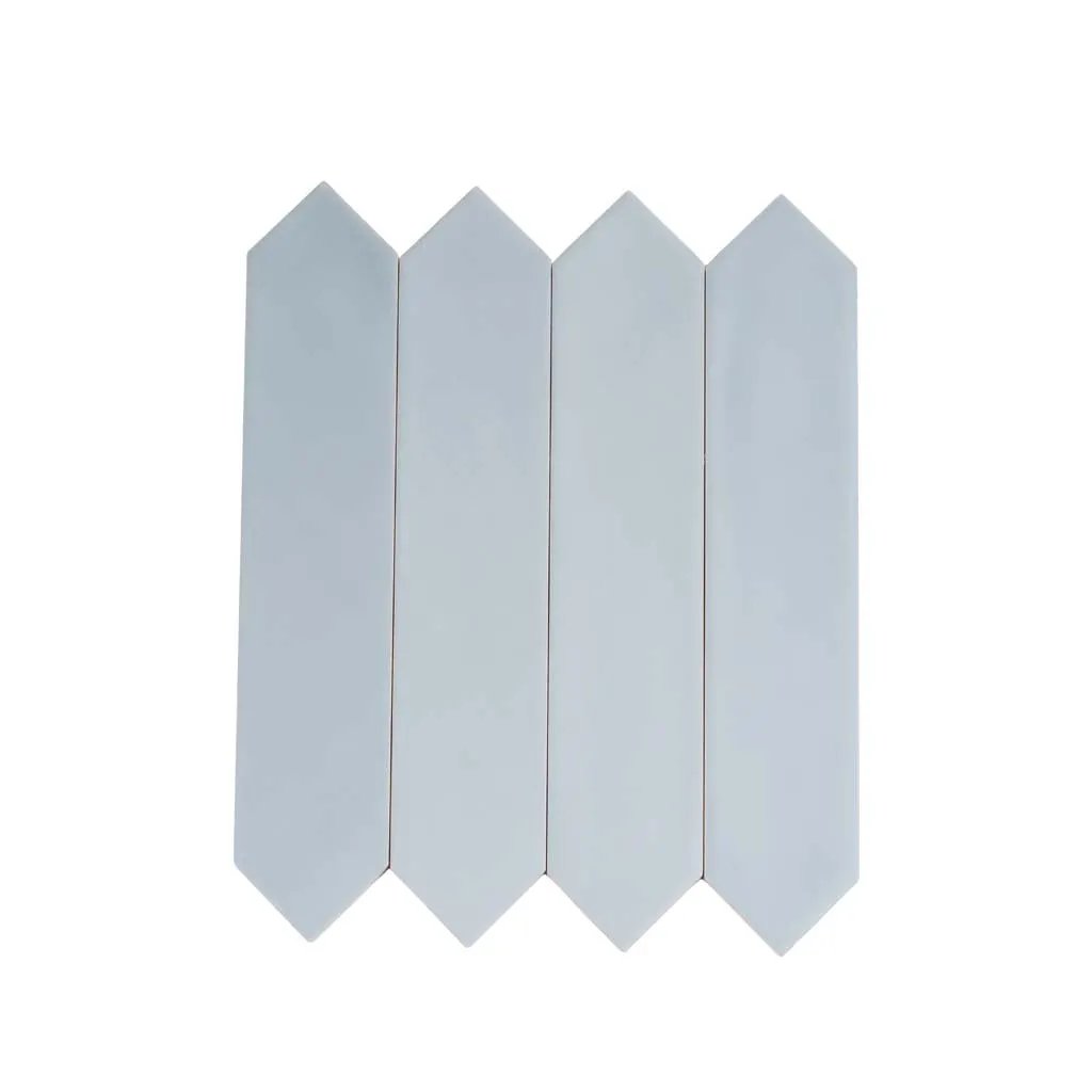 Stone Blue 2x10 Matte Picket Ceramic Tile (44 pack, 5.38 sq ft/case) by Apollo Tile