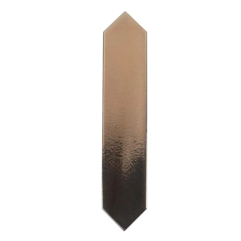 Gold 2x10 Glossy Picket Ceramic Tile (44 pack, 5.38 sq ft/case) by Apollo Tile