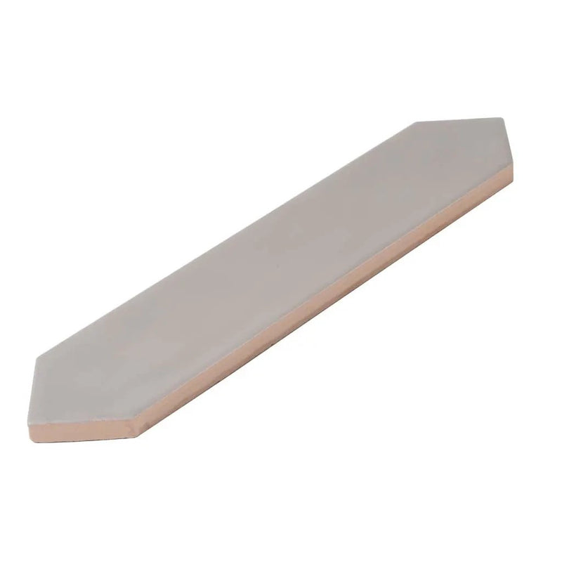 Gray 2x10 Matte Picket Ceramic Tile (44 pack, 5.38 sq ft/case) by Apollo Tile