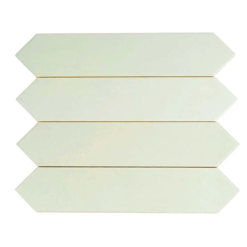 Tea Green 2x10 Matte Picket Ceramic Tile (44 pack, 5.38 sq ft/case) by Apollo Tile
