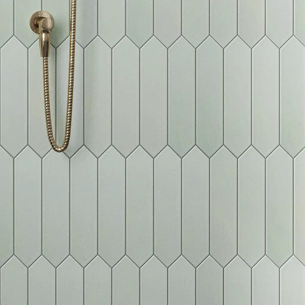 Tea Green 2x10 Matte Picket Ceramic Tile (44 pack, 5.38 sq ft/case)