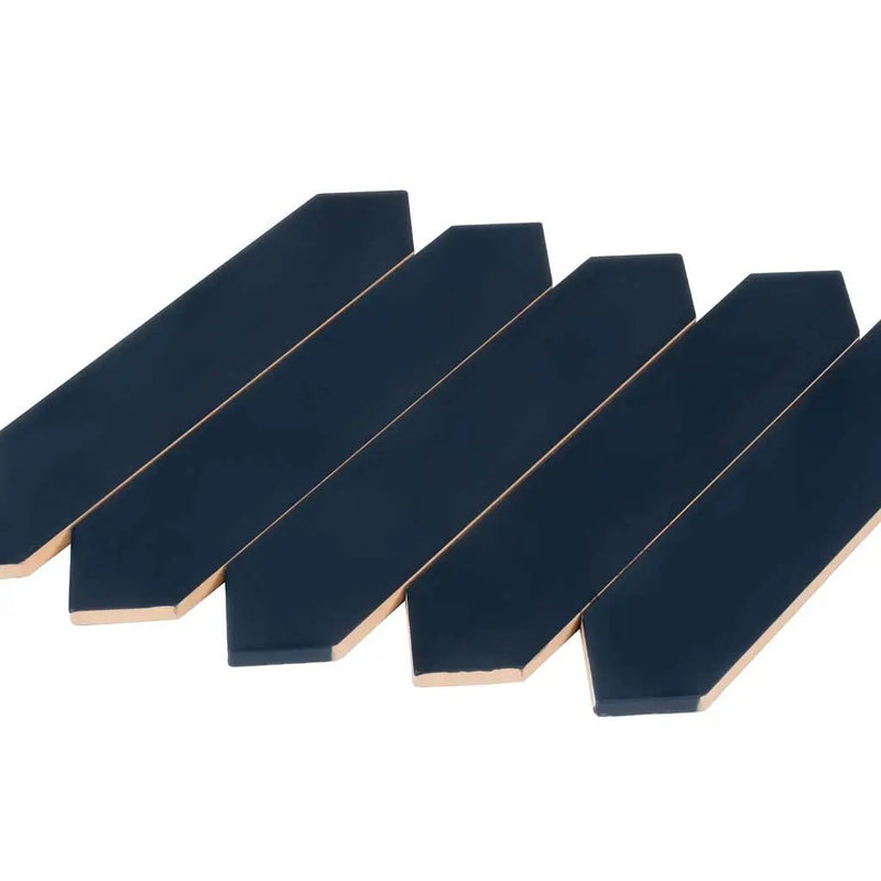 Blue 2x10 Matte Picket Ceramic Tile (44 pack, 5.38 sq ft/case) by Apollo Tile