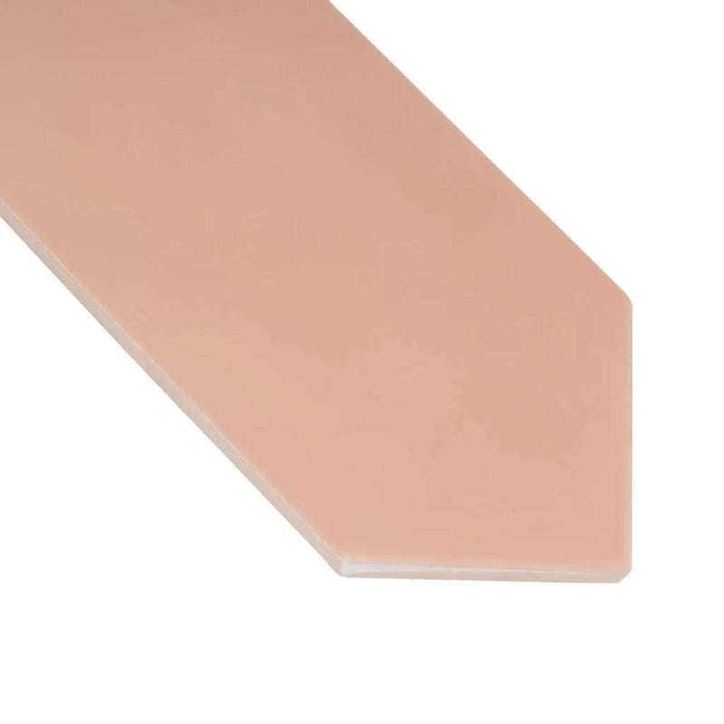Blush Pink 2x10 Matte Picket Ceramic Tile (44 pack, 5.38 sq ft/case) by Apollo Tile