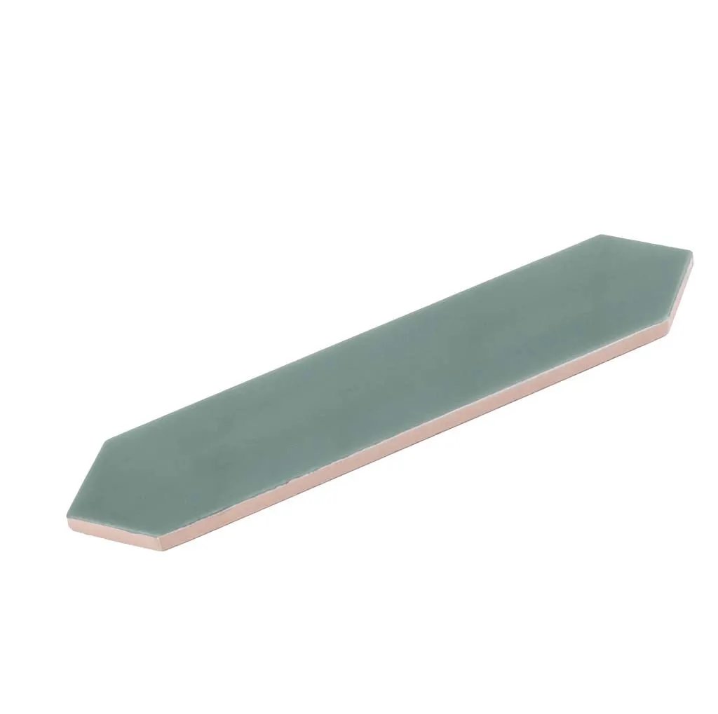 Pine Green 2x10 Matte Picket Ceramic Tile (44 pack, 5.38 sq ft/case) by Apollo Tile