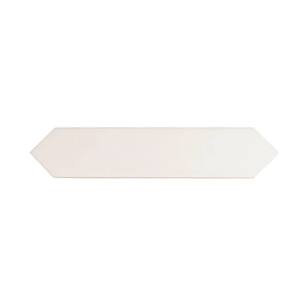 Cotton White 2x10 Matte Picket Ceramic Tile (44 pack, 5.38 sq ft/case) by Apollo Tile