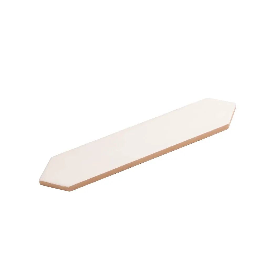Cotton White 2x10 Matte Picket Ceramic Tile (44 pack, 5.38 sq ft/case) by Apollo Tile