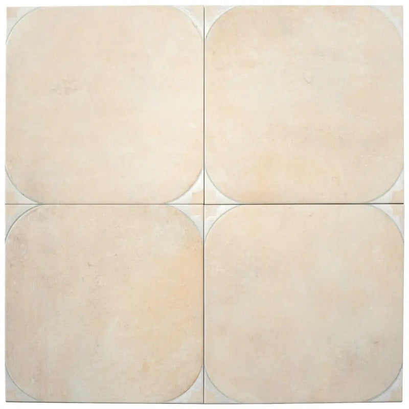 Boutique beige 18x18 Matte Square Porcelain Large Format Tile (7 pack, 14.75 sq ft/case) by Apollo Tile