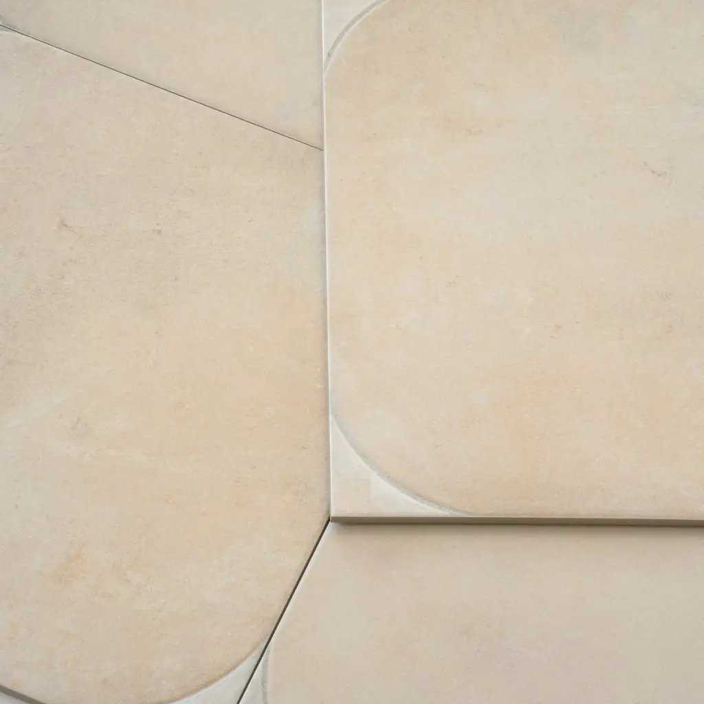 Boutique beige 18x18 Matte Square Porcelain Large Format Tile (7 pack, 14.75 sq ft/case) by Apollo Tile