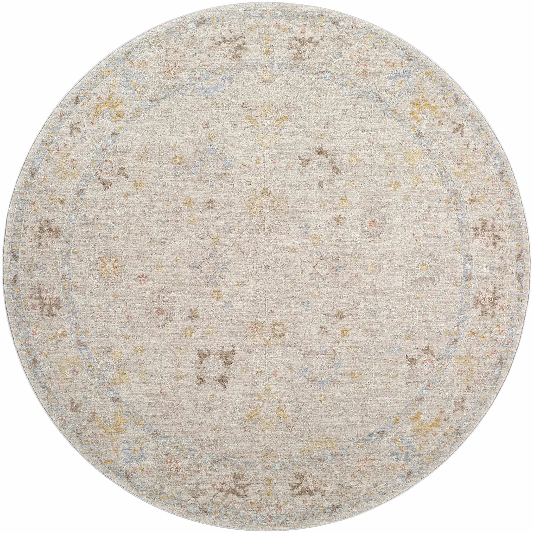 Amina Oushak Thick Luxe Area Rug by Boutique Rugs