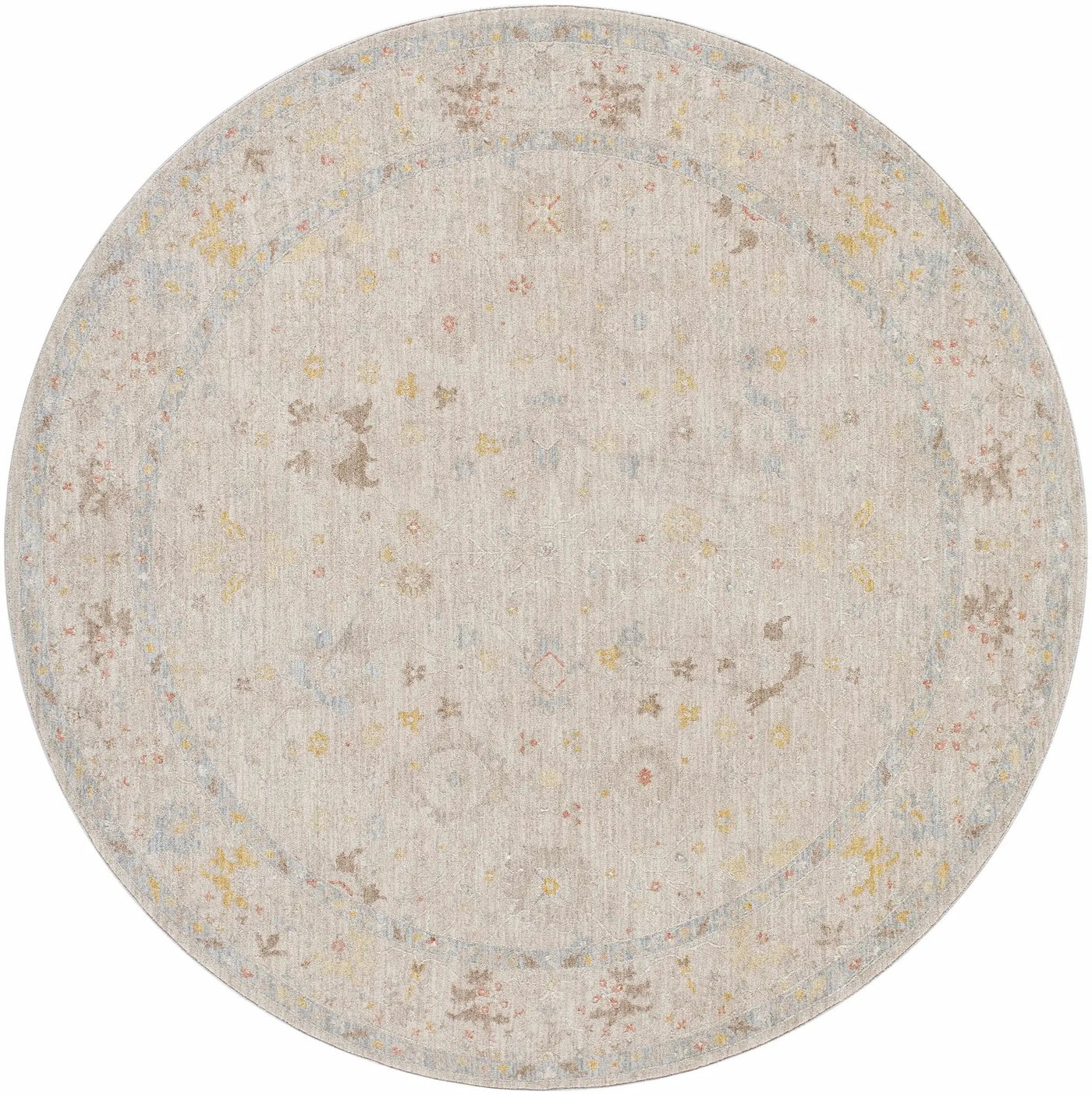 Amina Oushak Thick Luxe Area Rug by Boutique Rugs
