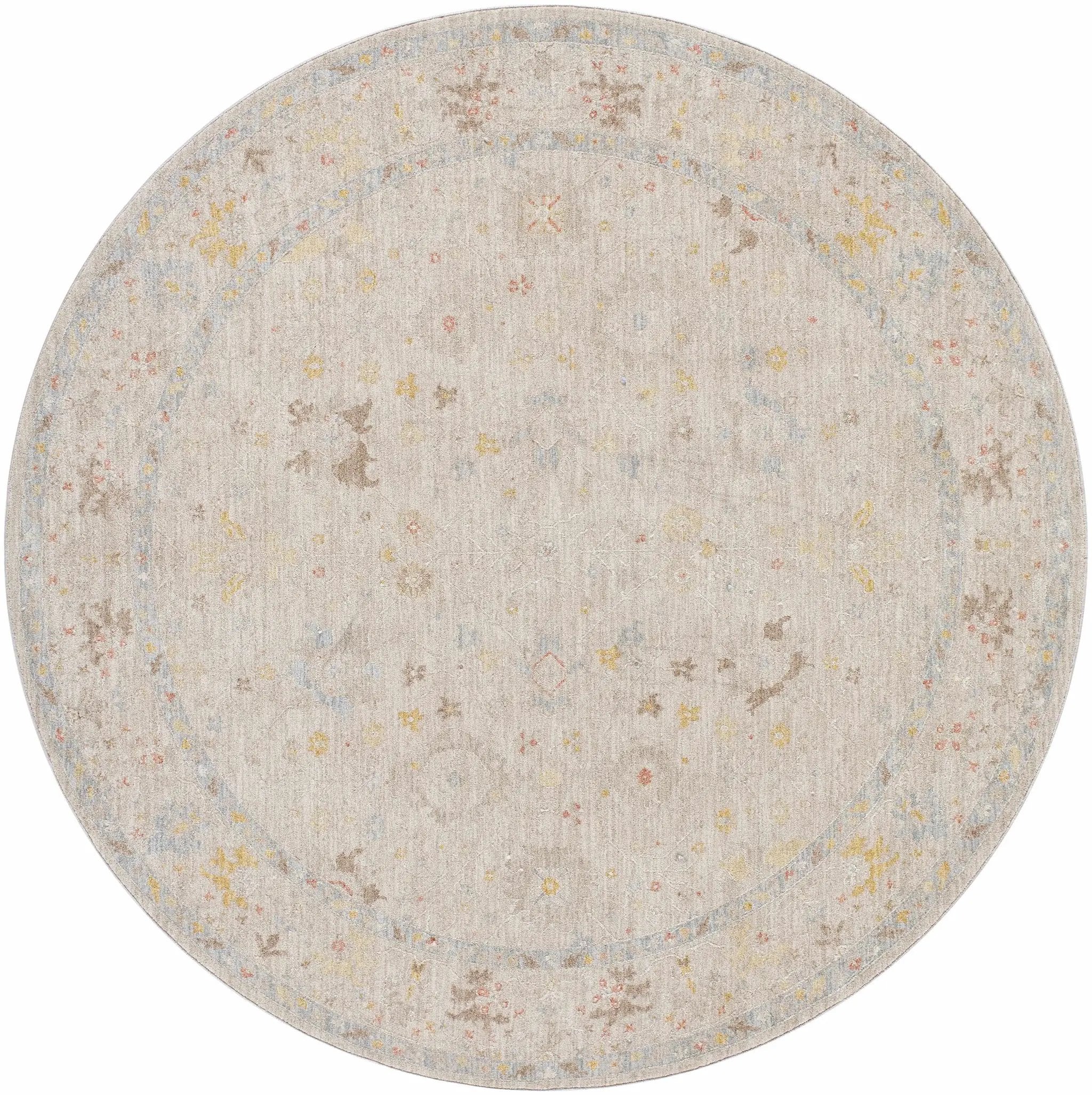 Amina Oushak Thick Luxe Area Rug by Boutique Rugs