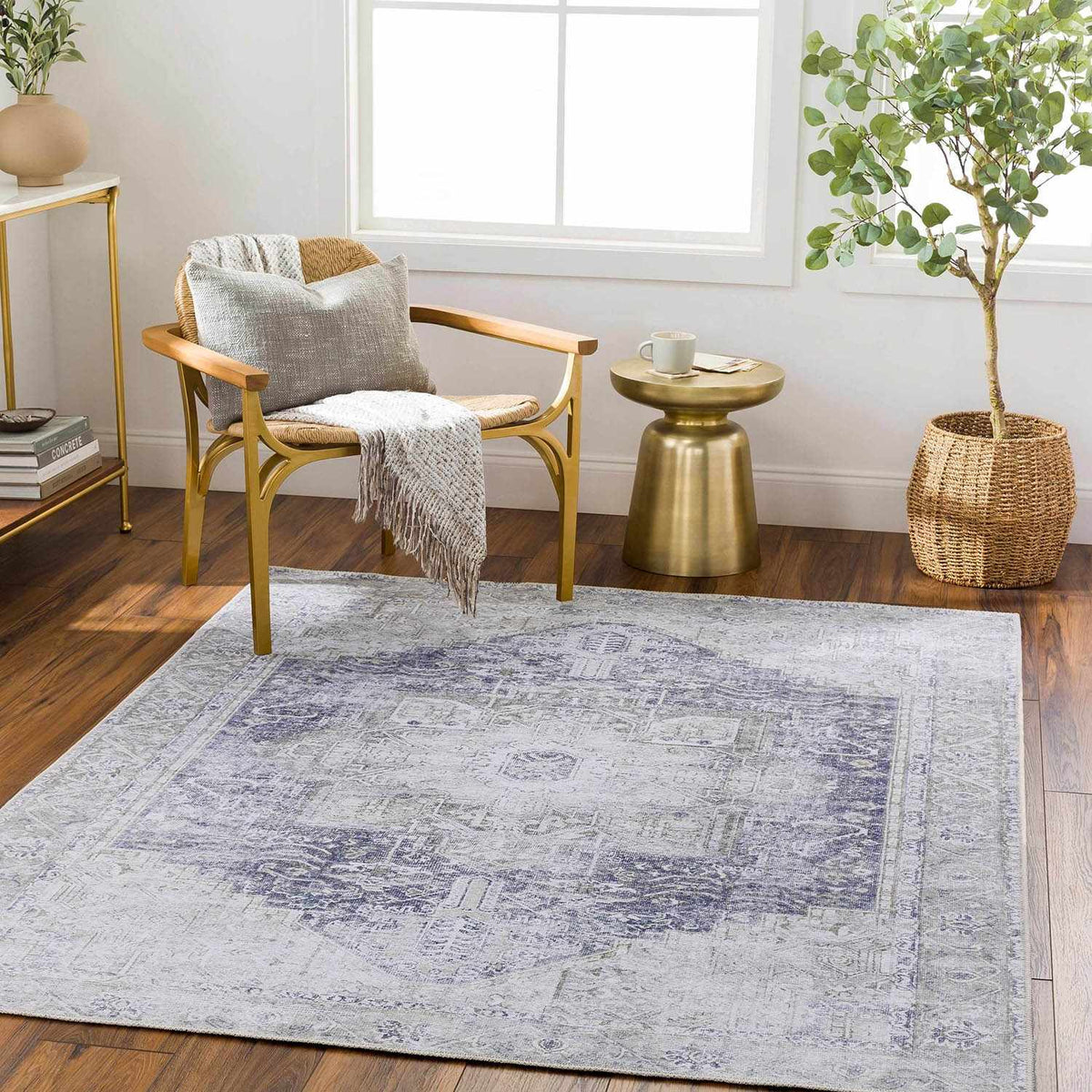 Olive Rosman Area Rug - Clearance, installed in a room