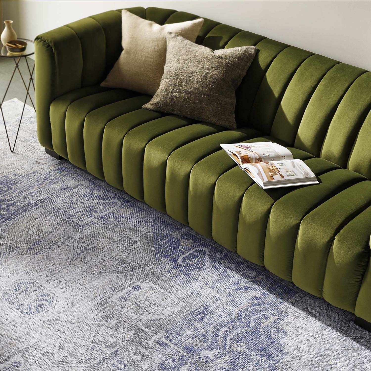 Olive Rosman Area Rug - Clearance by Boutique Rugs