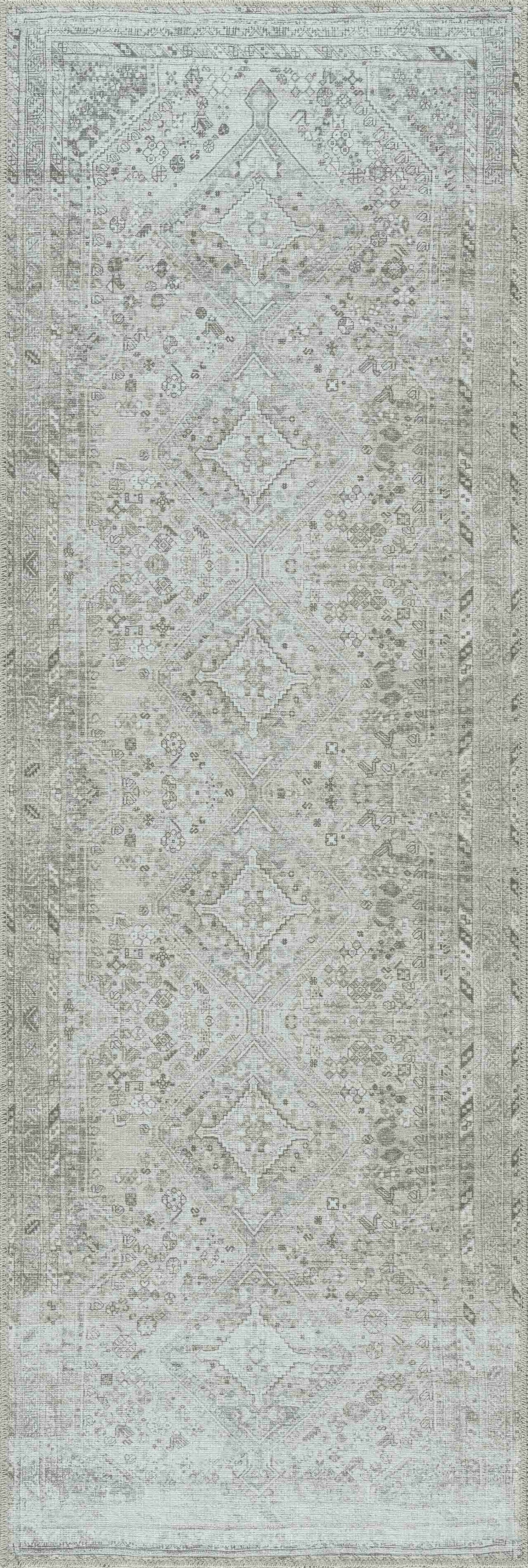 Barny Sage Flat Pile Washable Rug, photo 3 of 23