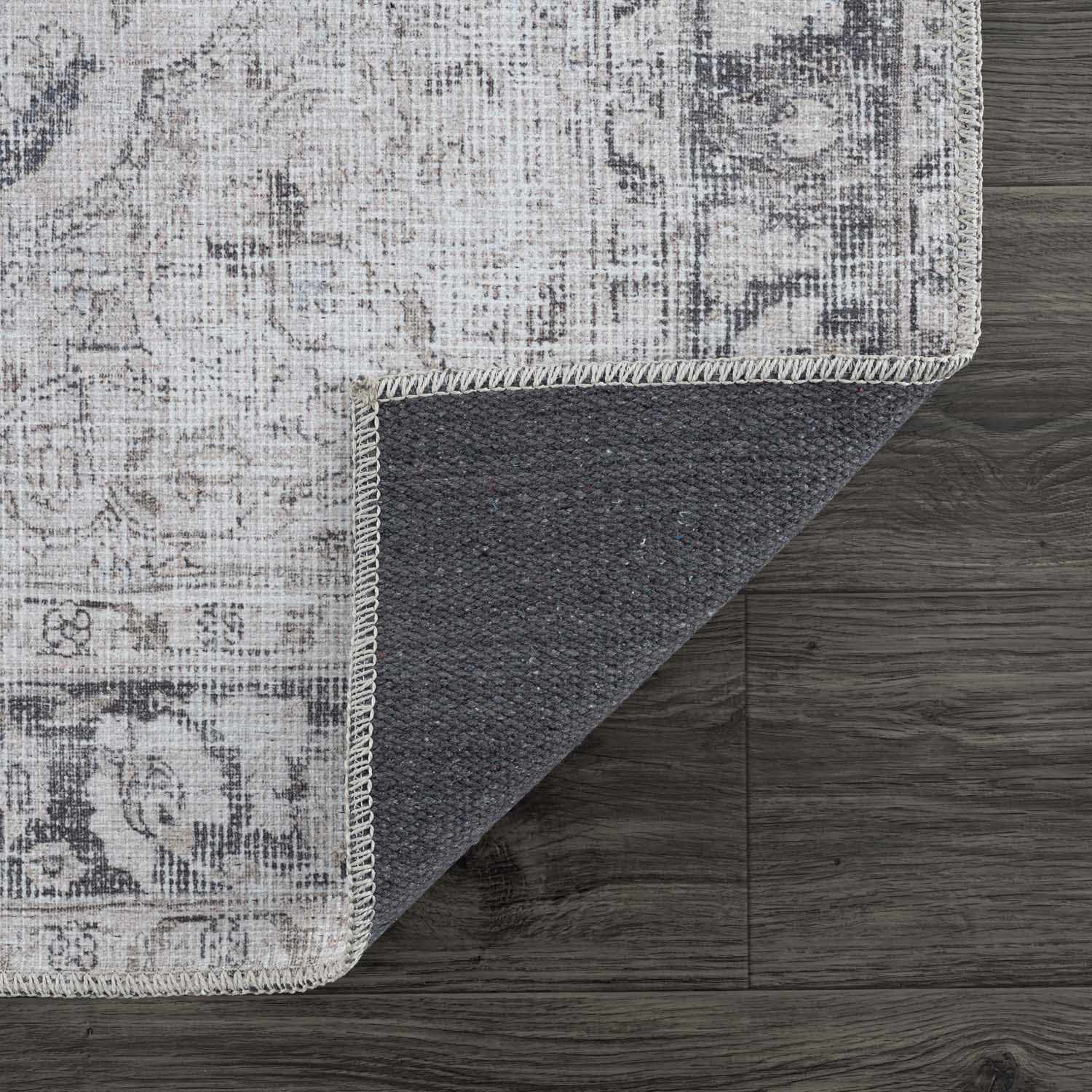 Haile Green & Pink Washable Area Rug - Clearance by Boutique Rugs