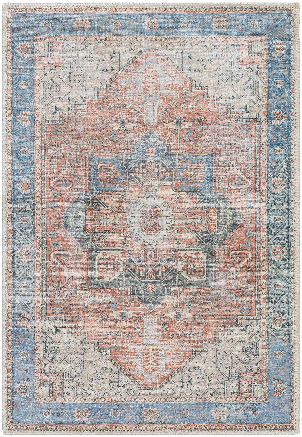 Rosman Distressed Washable Rug, photo 29 of 32