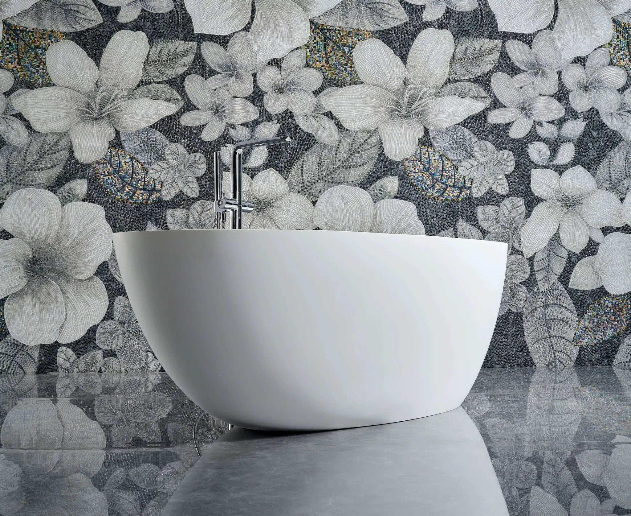Arden 59” Freestanding Solid Surface Bathtub by Ancerre Designs