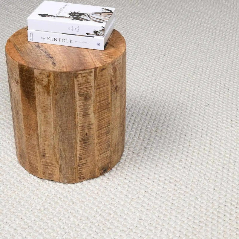 Lucerne Plain Cream Wool Rug LNE-1000 by Boutique Rugs