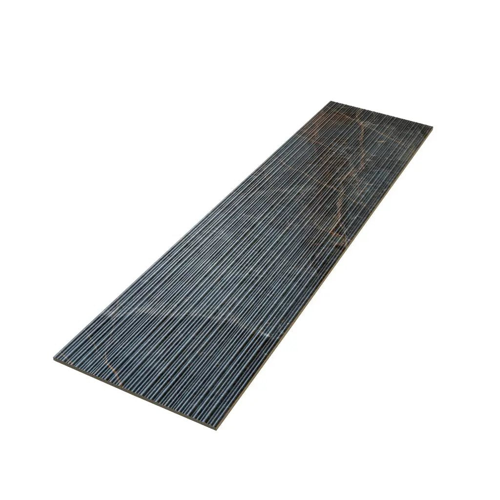 Slate Gray with Molten Copper 12x48 Matte Porcelain Large Format Tile (3 pack, 11.63 sq ft/case) by Apollo Tile