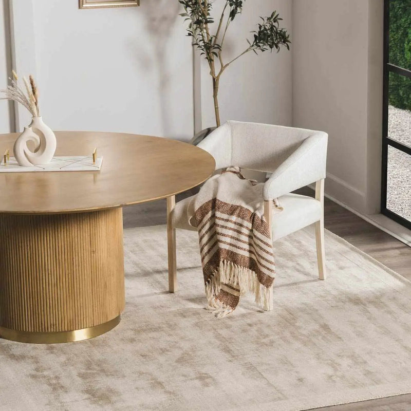 Auchter Soli Taupe Premium Sheer Carpet by Boutique Rugs