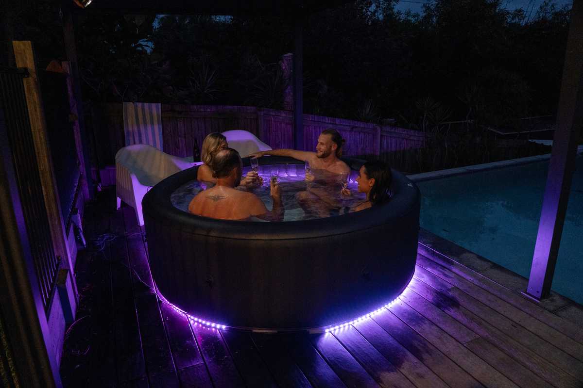MSPA | AURORA | Urban Series | Inflatable Hot Tub & Spa | Light up the night | Upto 6 Person, photo 21 of 42