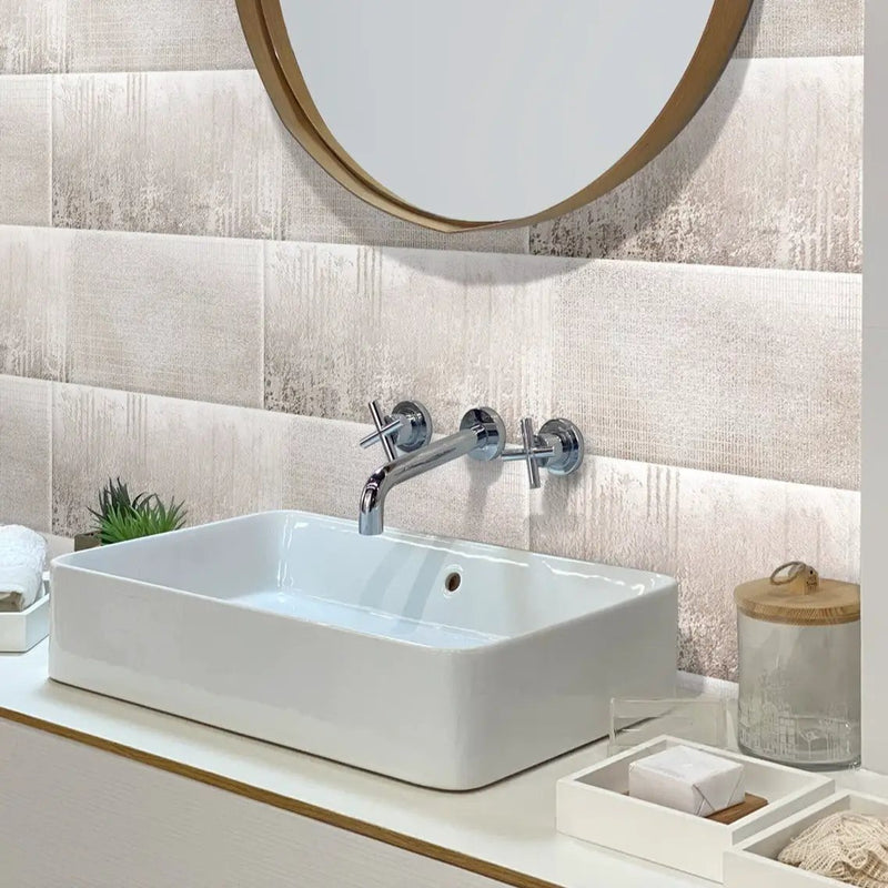 Gray 12x40 Field Matte Ceramic Tile (2 pack, 6.24 sq ft/case) by Apollo Tile