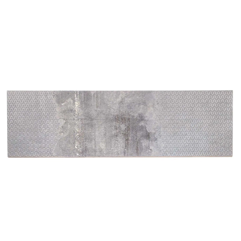 Gray 12x40 Matte Field Ceramic Tile (2 pack, 6.24 sq ft/case) by Apollo Tile