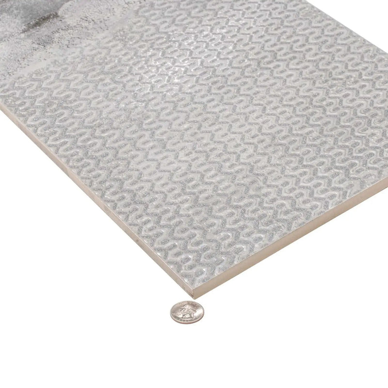 Gray 12x40 Matte Field Ceramic Tile (2 pack, 6.24 sq ft/case) by Apollo Tile