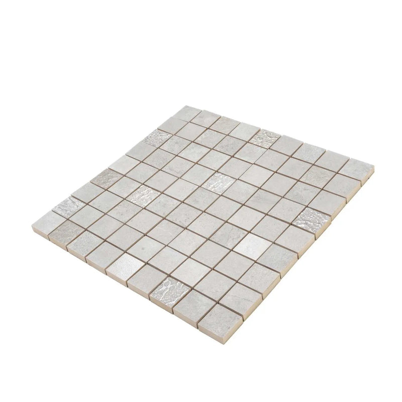 Gray 12x12 Matte Field Ceramic Mosaic Tile (10 pack, 10.68 sq ft/case) by Apollo Tile
