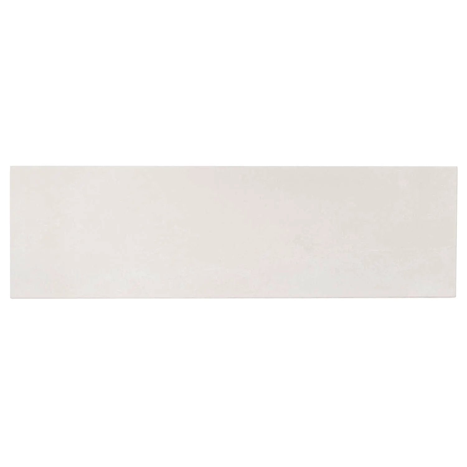 Bone White 12x40 Matte Field Ceramic Tile (4 pack, 12.45 sq ft/case) by Apollo Tile