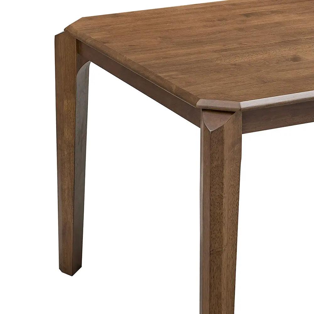 ACTU 59” Solid Wood Mid-Century Modern Dining Table Set for Small Spaces (Seats 4–6) by ACTU FURNITURE