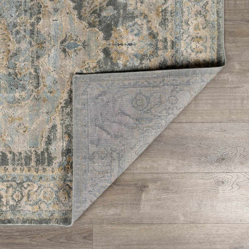 Vaeda Blue Thick Luxe Rug by Boutique Rugs