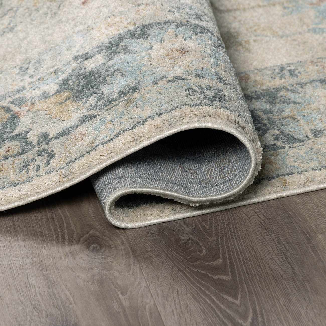 Ahmaud Beige & Light Gray Thick Luxe Area Rug by Boutique Rugs