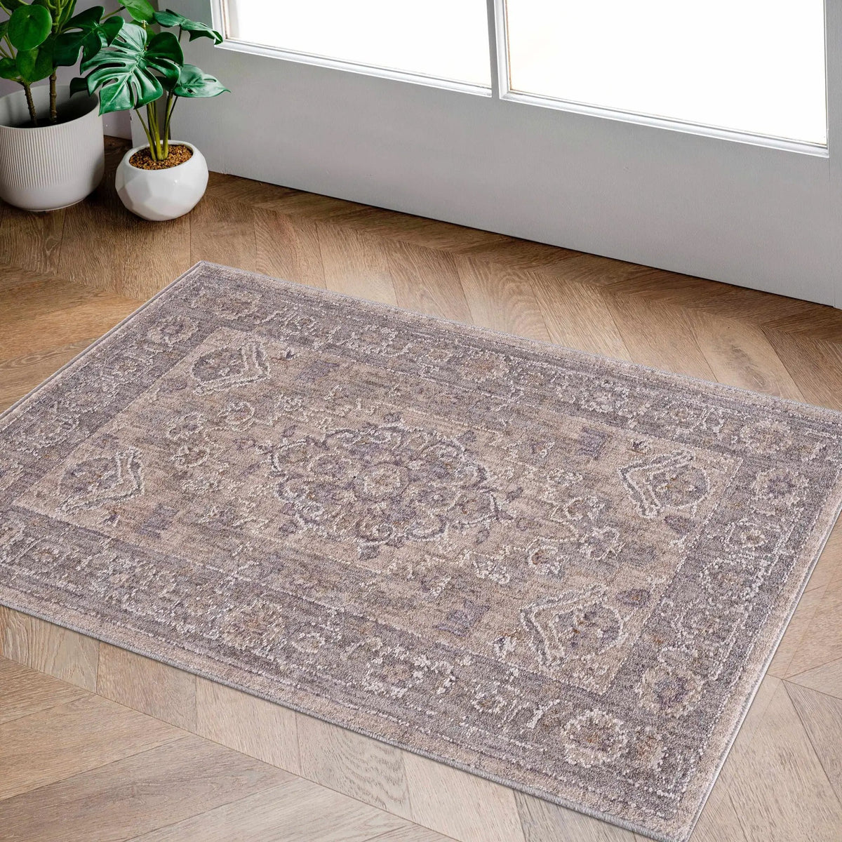 Semaphore Area Rug, installed in a room 3