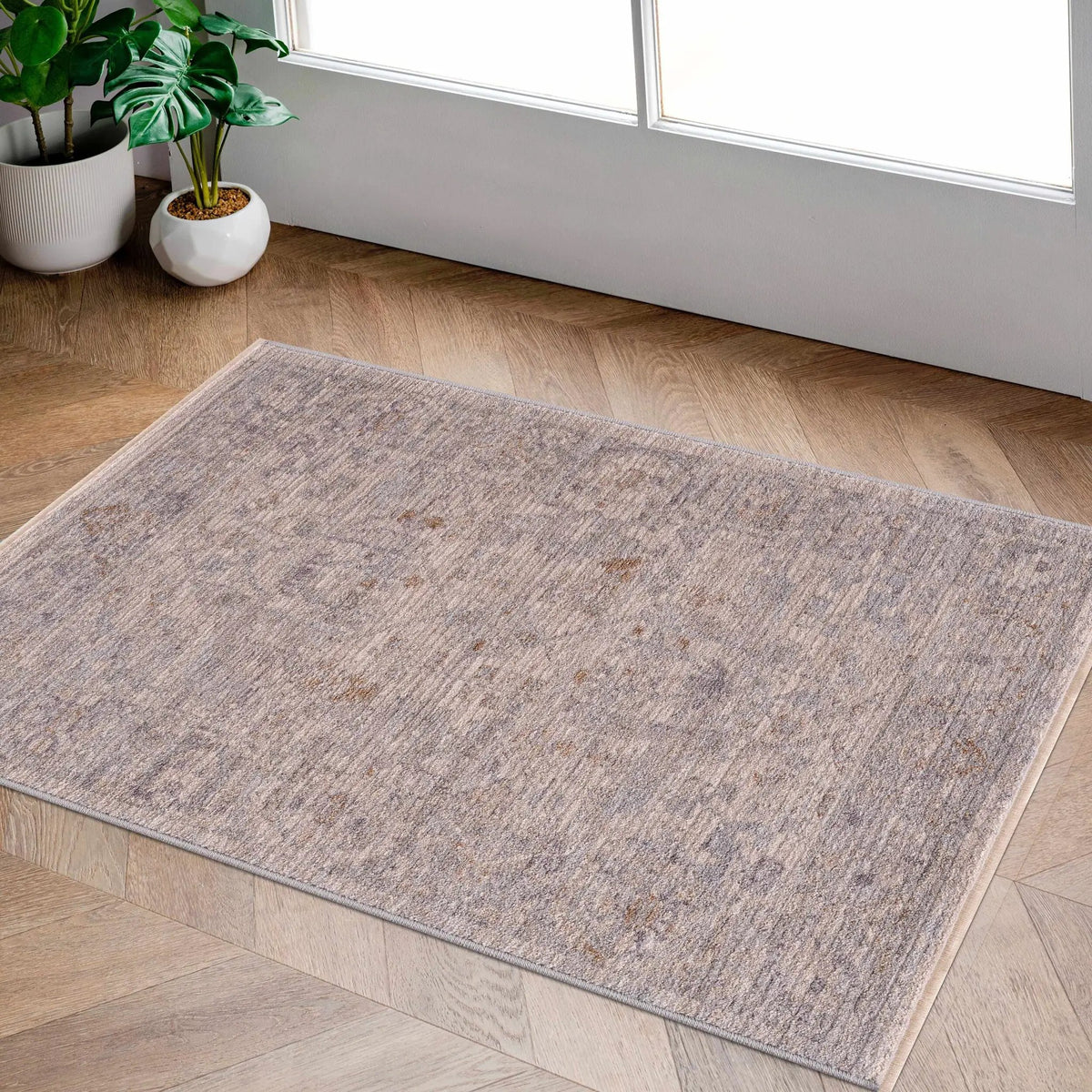 Ayarn Thick Luxe Statement Rug, installed in a room