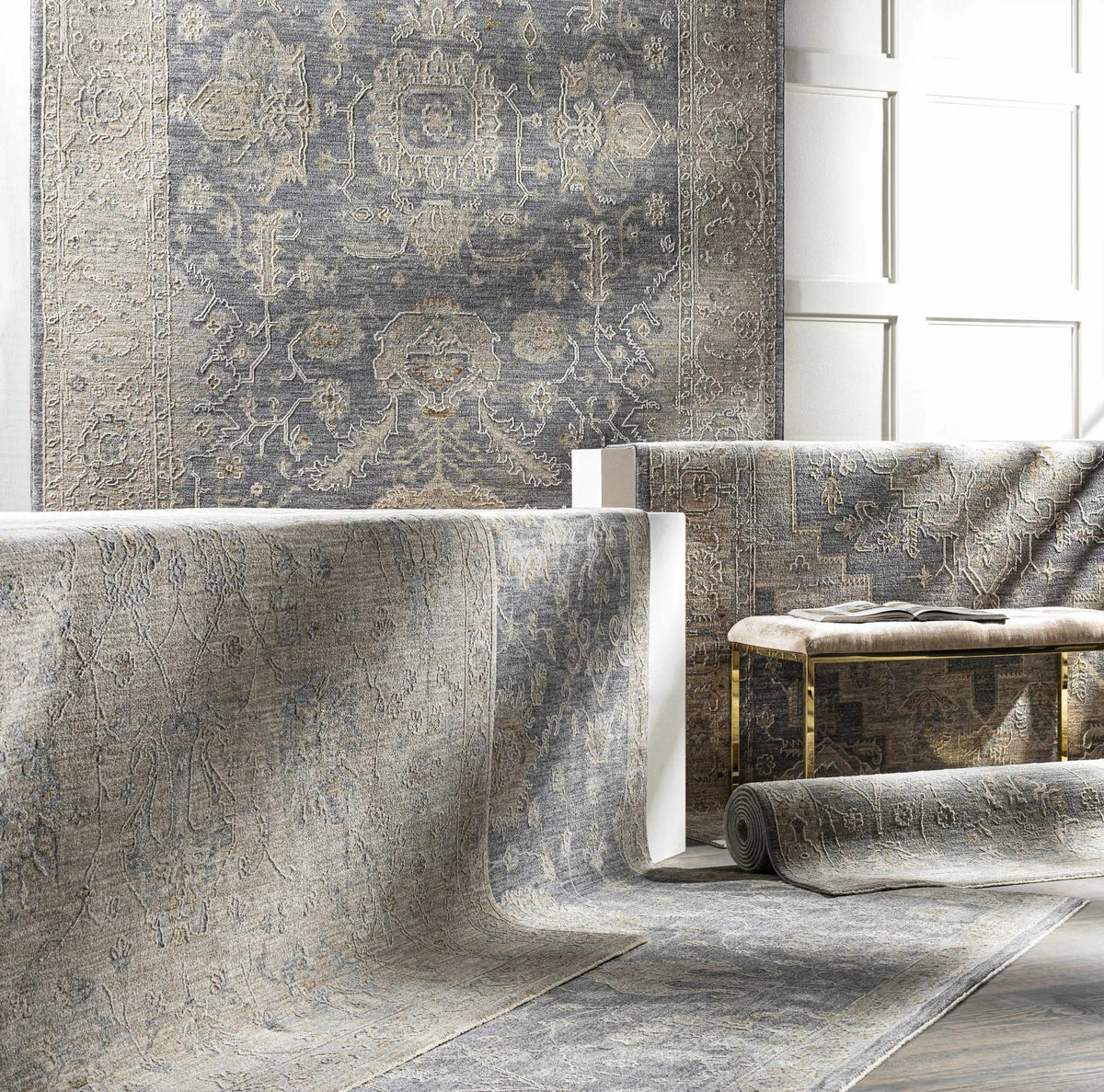 Monterey Gray Thick Luxe Persian Rug, photo 19 of 20