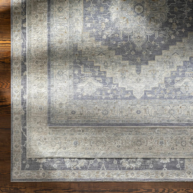 Sema Blue Medallion Rug by Hauteloom