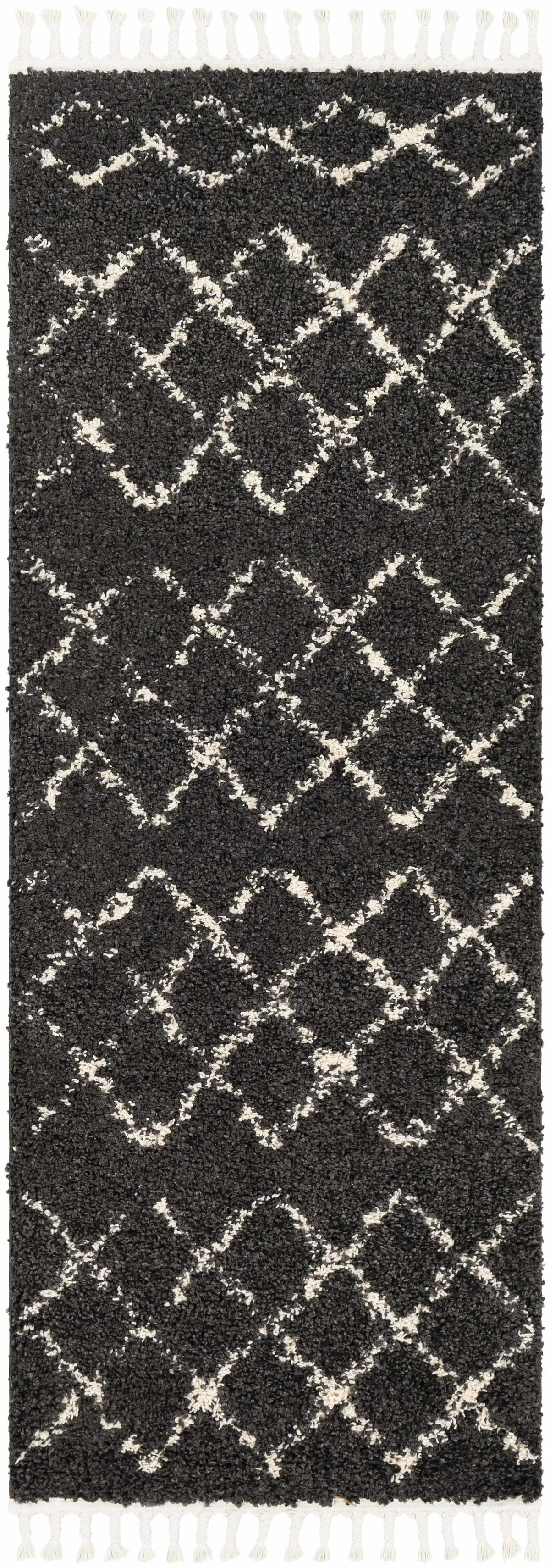 Wallagrass Black Moroccan Shag Rug - Clearance, photo 5 of 7