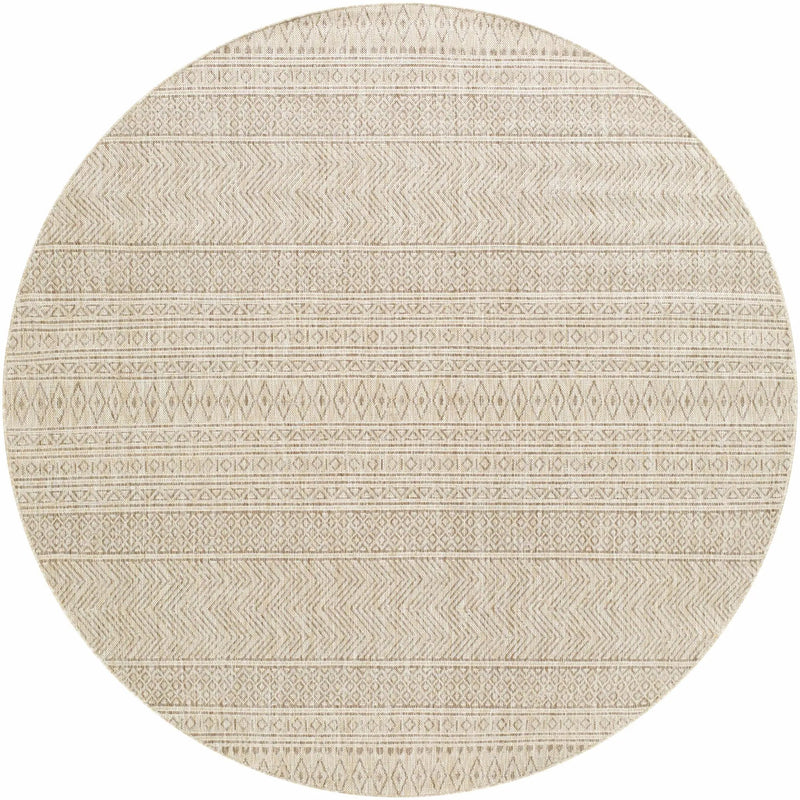 Madras Cream All Over Performance Outdoor Rug by Boutique Rugs