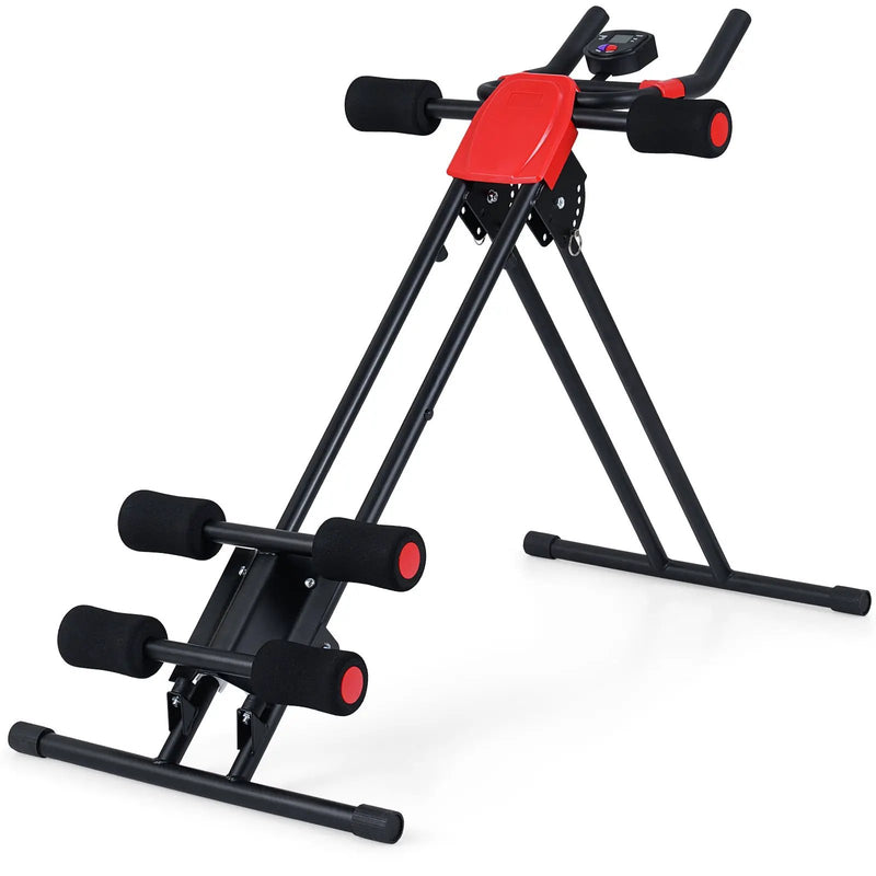 Ab Workout Equipment Foldable Abdominal Trainer Adjustable Ab Machine by DirectDeals