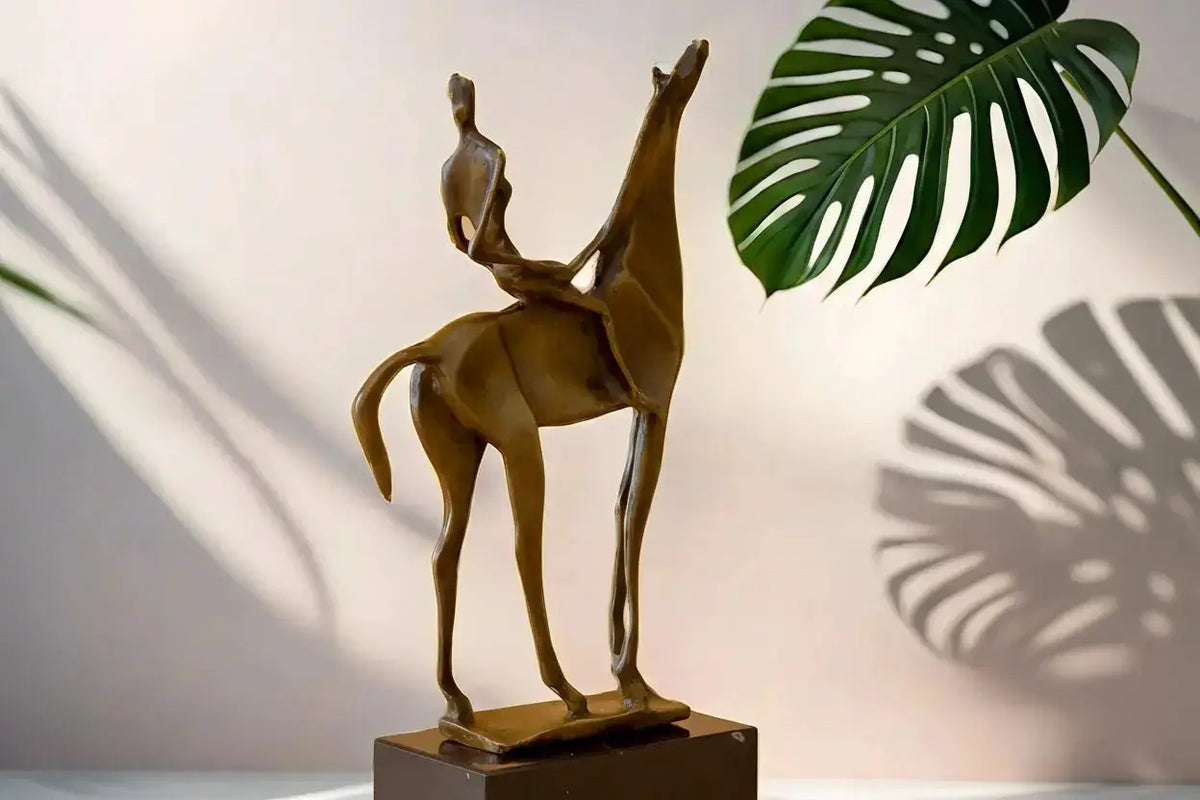 Abstract Horse Rider Sculpture Decorative Statue, photo 3 of 5