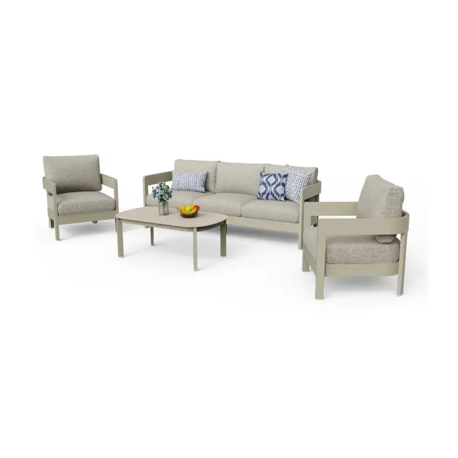 Aconcagua 4-Piece Aluminum Living Room Set by Outdoor-USA®