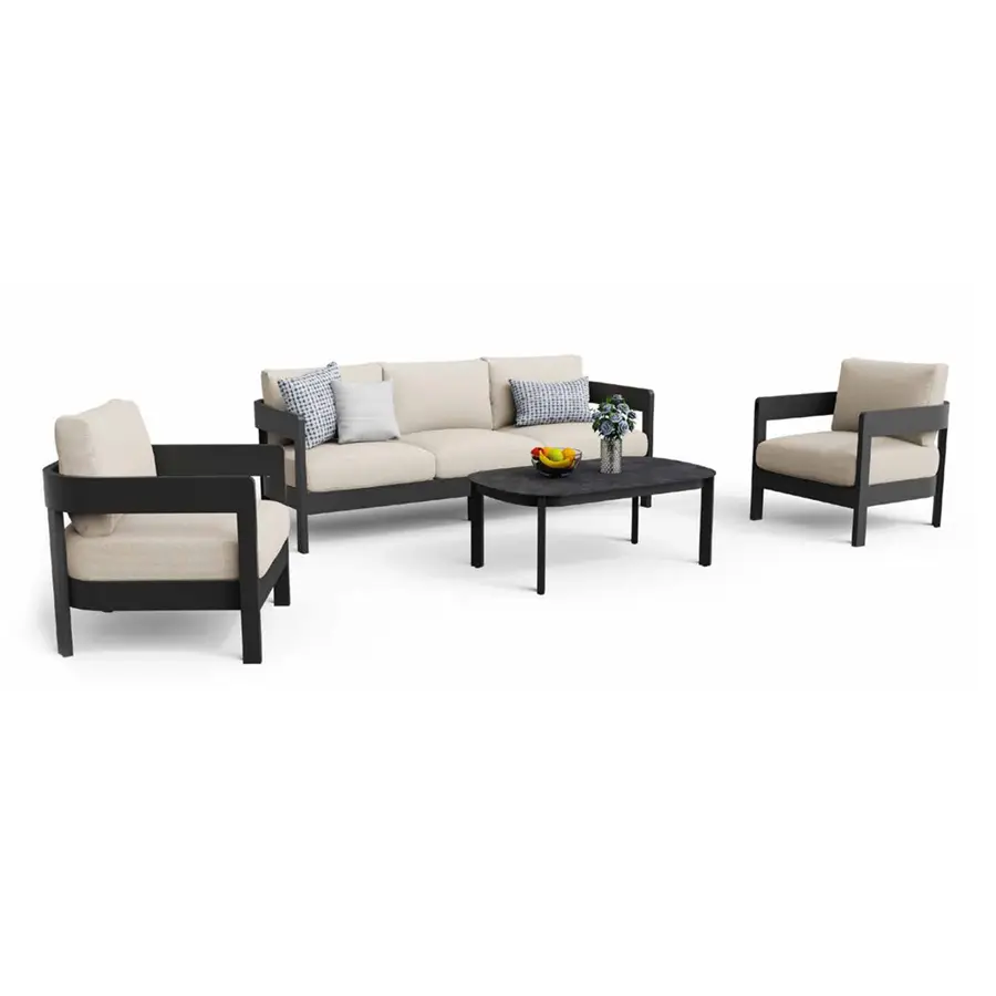 Aconcagua 4-Piece Aluminum Living Room Set by Outdoor-USA®