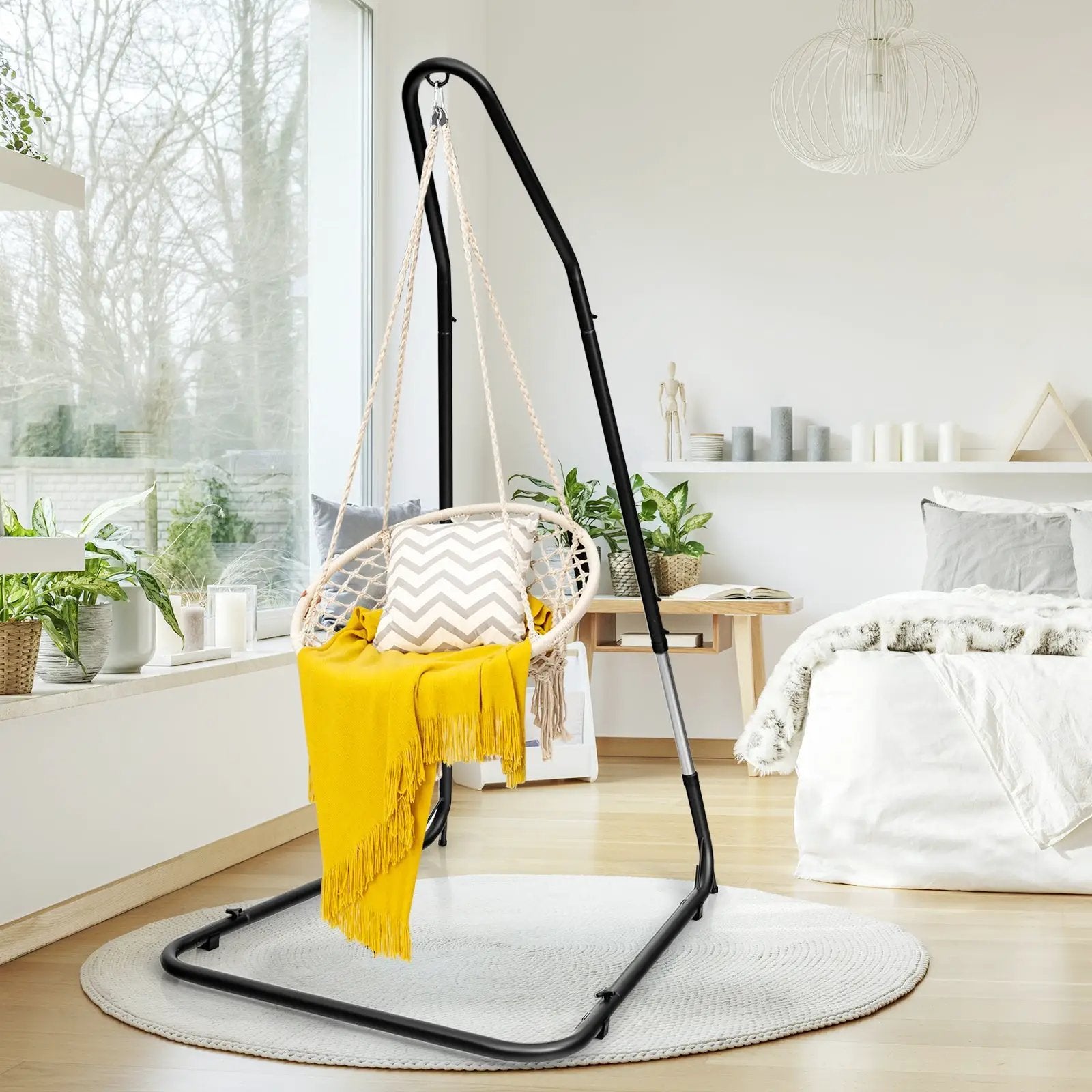 Adjustable Hammock Chair Stand Steel Frame by DirectDeals