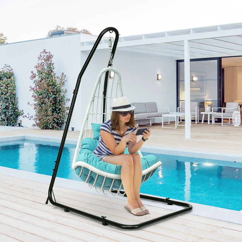 Adjustable Hammock Chair Stand Steel Frame by DirectDeals