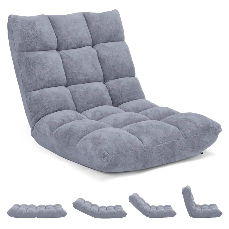 Adjustable 14-position Cushioned Floor Chair by DirectDeals