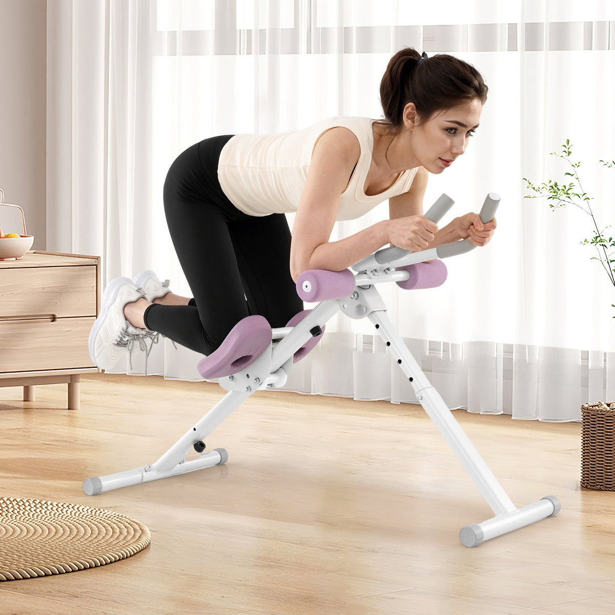 Adjustable Abdominal Trainer Ab Workout Machine Foldable Ab Cruncher, photo 15 of 16