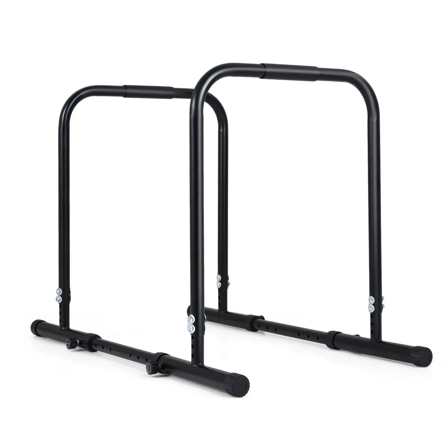 Adjustable Dip Bar Station with 660 LBS Capacity for Home Gym by DirectDeals
