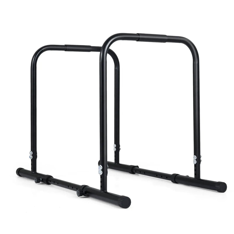 Adjustable Dip Bar Station with 660 LBS Capacity for Calisthenics and Strength Training by DirectDeals